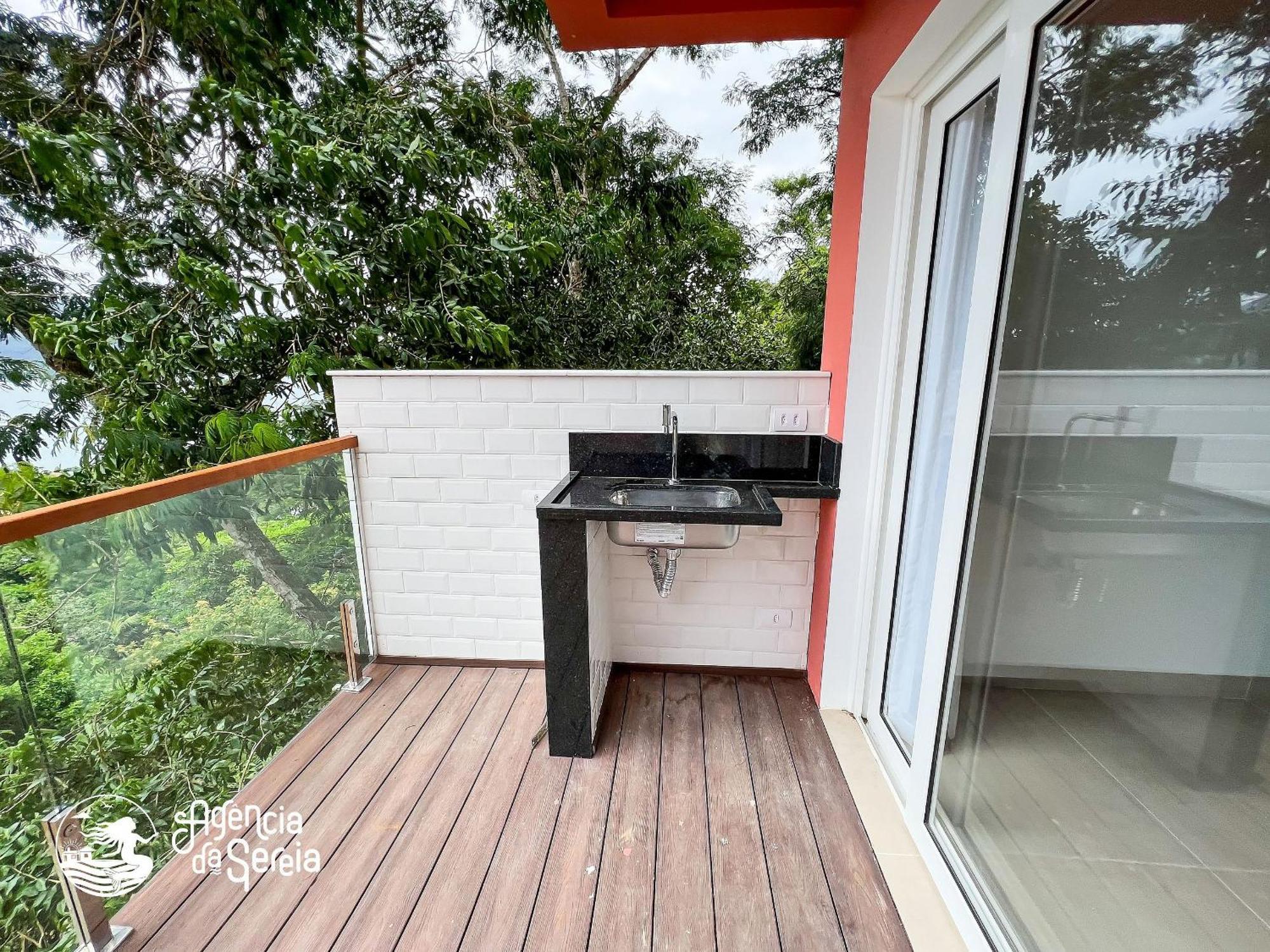 Linda Casa Com Vista Incrivel Em Condominio No Sul Da Ilha Ilhabela Exterior foto